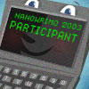 NaNoWriMo 2003 Participant badge