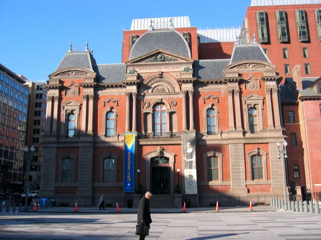 Renwick Gallery on Pennsylvania Ave and 17th Streets.