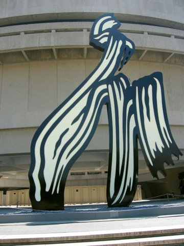 Brushstroke by Roy Lichtenstein