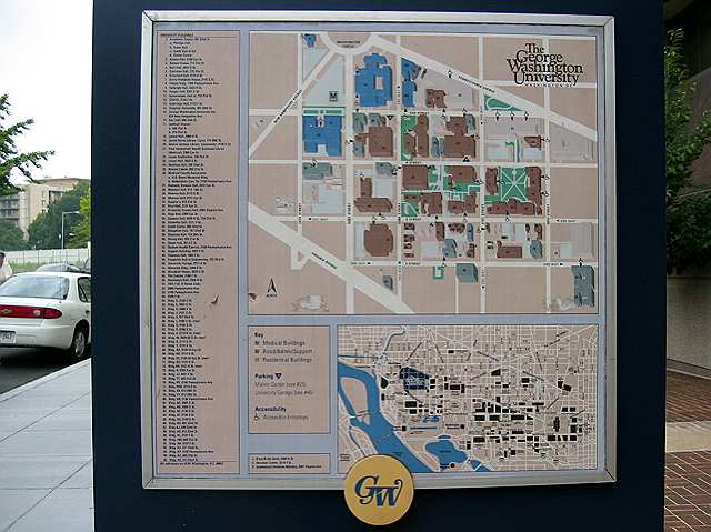 Map of the GW Campus