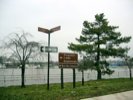 Street signs on Hains Point.