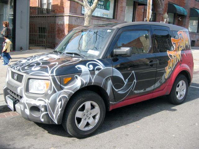A new Honda Element all decked out in city style.