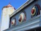 A perspective shot of these architectual elements.