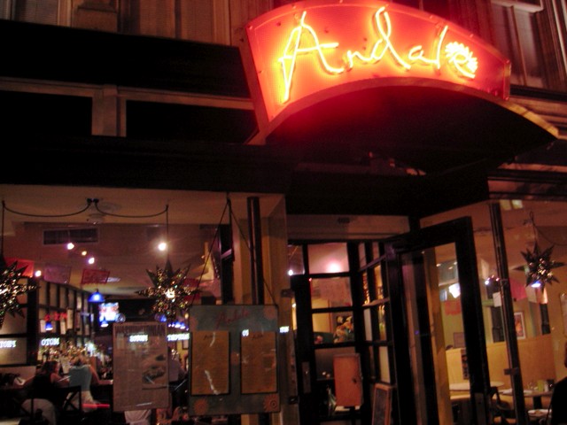 Andale mexican restaurant at 7th and D in downtown D.C.