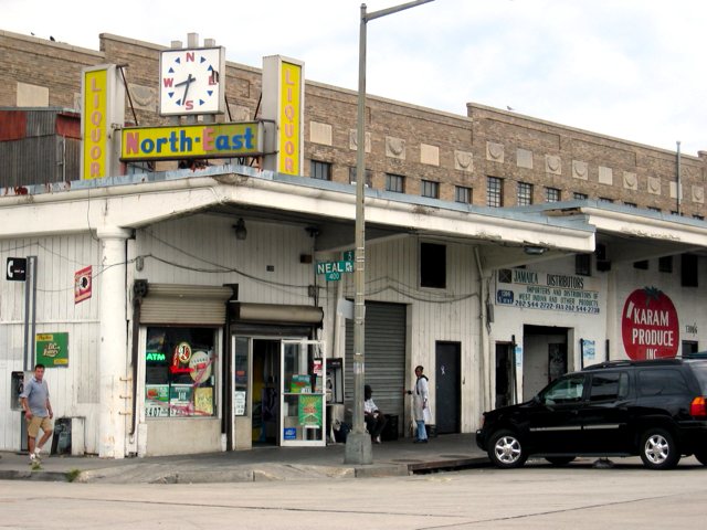 North-East Liquor store has a pretty cool sign at 5th and Neal, NE.