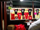 The White Stripes/Shins t-shirt stand at MPP.