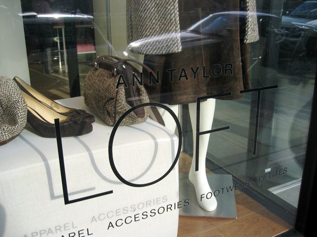 Fall fashion on display at Ann Taylor Loft in Dupont Circle.