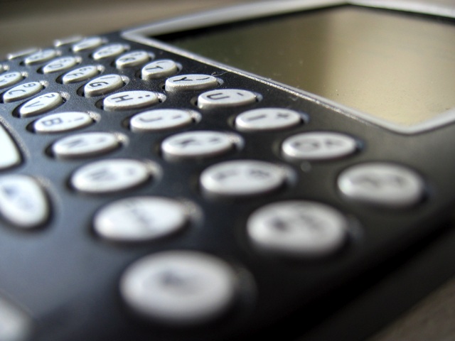 The keyboard of a Blackberry handheld device that my dog found in a nearby park.