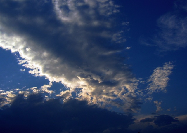 A spring sky over D.C.