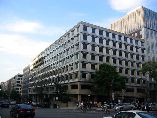 Dusk in downtown D.C.