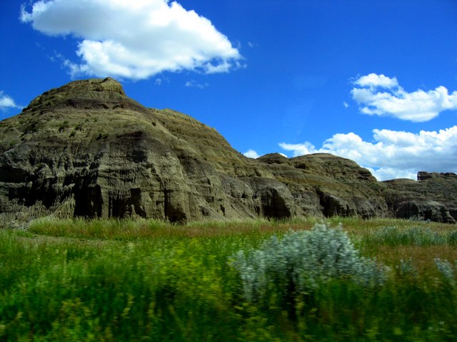 A bit of the badlands in Makoshika State Park.