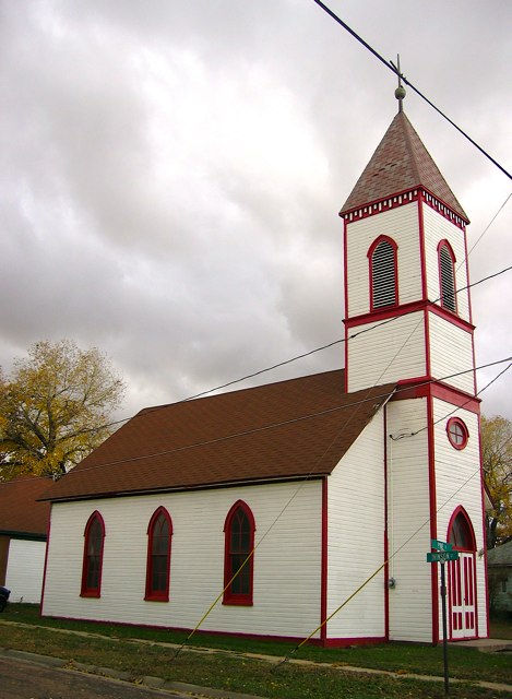 An old church in West Laramie