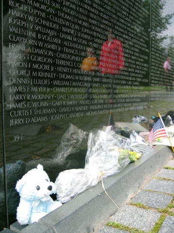 Teddy Bear at Vietnam Memorial